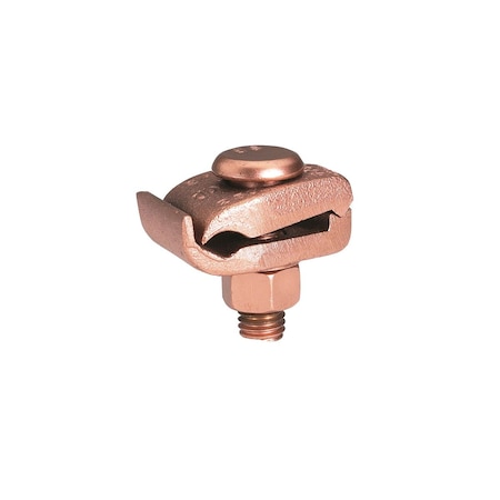 Burndy Mechanical Grounding Connector, Cable to 1/4" - 1/2" Thick Bar, 2/0 AW GB29T4